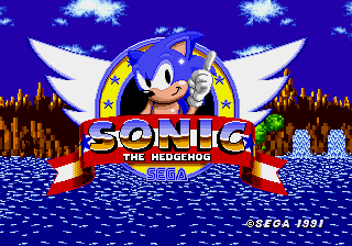 Sonic the Hedgehog - Never Stop Running Title Screen